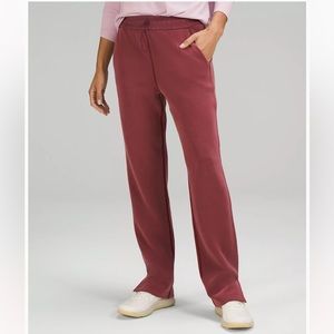 Brushed Softstreme Split-Hem High-Rise Pant